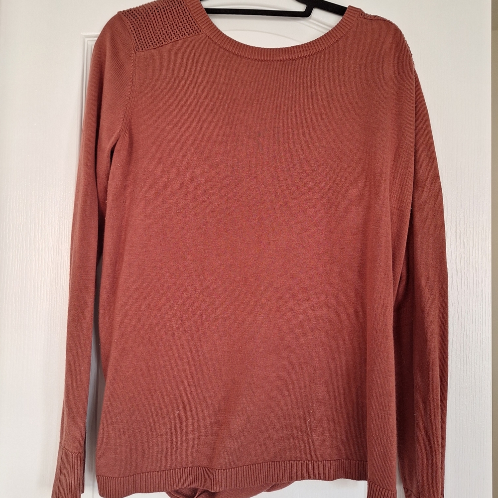 Lululemon Athletica Terracotta Knit Sweater